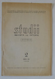 STUDII , REVISTA DE ISTORIE , EXTRAS , NR. 2, ANUL XII , 1959