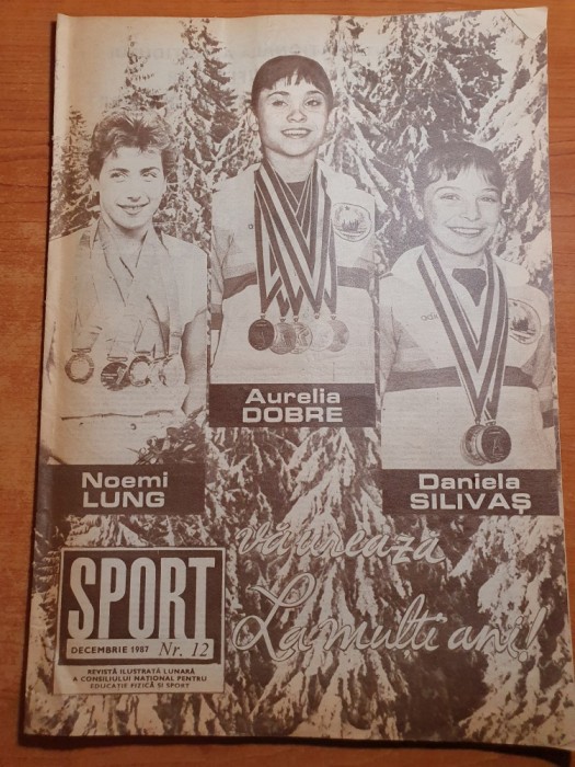 sport decembrie 1987-retrospectiva sportiva a anului 1987