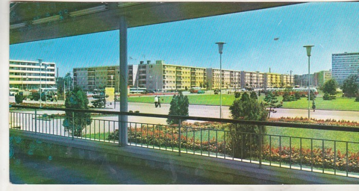 bnk cp Constanta - Vedere din piata garii - circulata