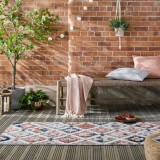 Cumpara ieftin Covor traversă Flora Outdoor Gri 80X230 cm, Flair Rugs