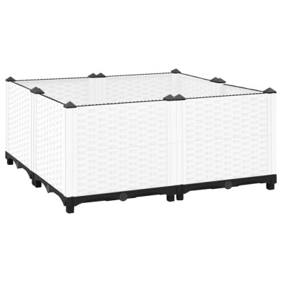 Gossi strat inaltat, 80x80x38 cm, polipropilena foto
