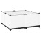 Gossi strat inaltat, 80x80x38 cm, polipropilena
