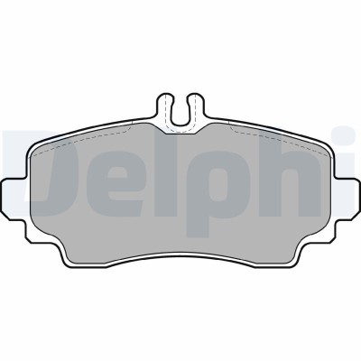 DELPHI LP1401 set placute frana,frana disc foto