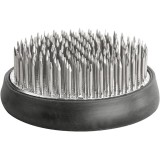 Cumpara ieftin Suport rotund pentru aranjare flori, diametru 4 cm, otel inoxidabil, negru, argintiu