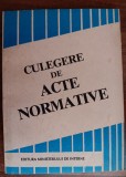 Myh 416f - Culegere de acte normative - ed 1992 - piesa de colectie!