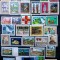 Lot timbre străine tematica,sport,flori animale, 260buc.+ 25 colite