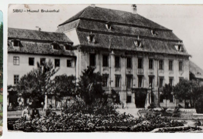 CPI B 11605 CARTE POSTALA - SIBIU, MUZEUL BRUKENTHAL, RPR foto