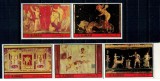 Ajman 1972 - Picturi din Pompei, serie neuzata