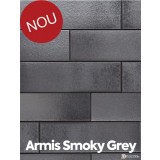 Placaj klinker Terca Armis Smoky Grey 21.5x6.5x0.9 cm