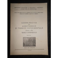 Gh. Budoi - Lucrari practice de agrotehnica si tehnica experimentala (1981)