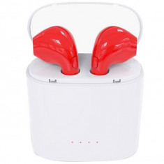 Casti Bluetooth iUni CB09, True Wireless Stereo, Red foto