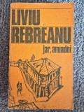 JAR, AMANDOI - LIVIU REBREANU, 1984, 365 pagini, stare buna