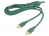 Cablu USB 2.0 GEMBIRD 1,5m Lightning - USB C verde