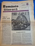 ziarul romania literara 9 februarie 1989
