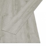 Cumpara ieftin Placi autoadezive pardoseala gri deschis PVC 4,46 m&sup2; 3 mm