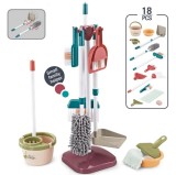 Set de curatenie pentru copii, 18 piese Little Helper, 58 x 20 x 20 cm