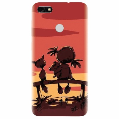Husa silicon pentru Huawei P9 Lite mini, Lovely Sunsets foto