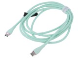 Cablu USB 2.0 USB-C VENTION 2m verde nichelat
