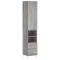 Dulap inalt, gri sonoma, 34,5x34x180 cm, lemn prelucrat