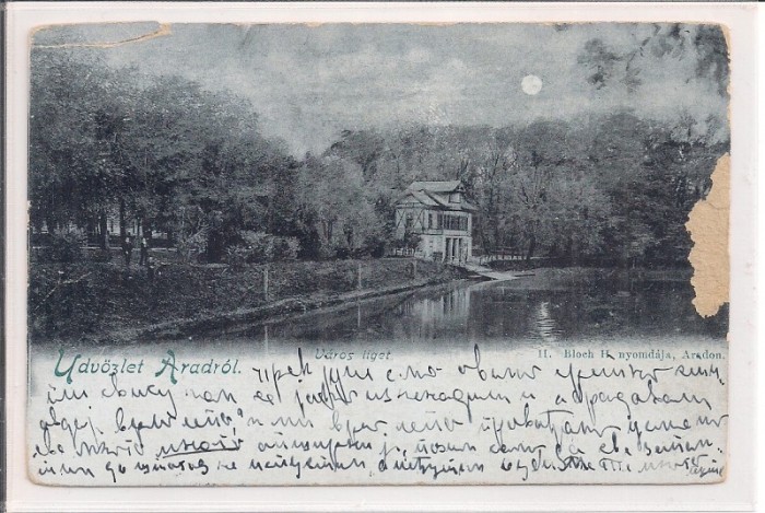 Carte postala circulata in anul 1913 Arad