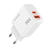 Incarcator priza Type-C, USB, 30W Asteroid GSM CH1, alb