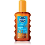 NIVEA SUN Protect &amp; Bronze ulei de bronzat pentru piele uscata SPF 20 200 ml