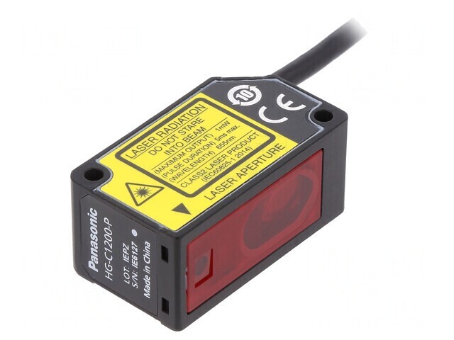 Senzor Distanță Laser Reflexiv 200mm PNP 12-24VDC