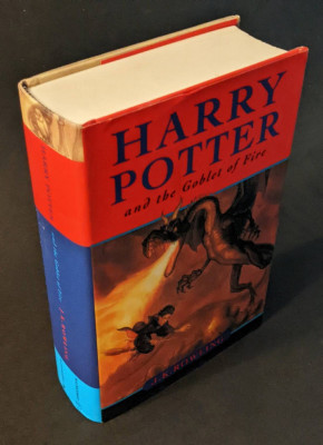 Harry Potter and the Goblet of Fire LIMBA ENGLEZA Prima Editie 2000 Canada RARA foto