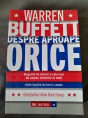 RARA,Despre Aproape Orice,Warren Buffett,Business,Biografii,Dezvoltare Personala