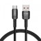 Cablu Date si Incarcare USB-A - USB-C Tech-Protect Ultraboost EVO, 100W, 1m, Negru