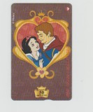 bnk card Cartele telefonice - Israel - desene animate - Snow white