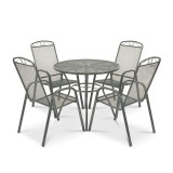 Set de mobilier de grădină Melko 4+1 antracit
