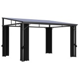 VidaXL Pavilion cu perdele, antracit, 405 x 294 x 244 cm