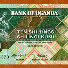 Bancnota UGANDA, 10 Shillings 1987, UNC