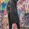 D853-1 Geaca Fashion lunga din material impermeabil