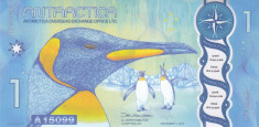 Bancnota Antarctica 1 Dolar 2015 - PNL UNC ( polimer ) foto