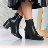 Cumpara ieftin Botine dama Negre din Piele Ecologica Lamisa, 35