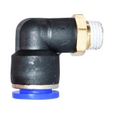 Mufa rapida cot din plastic cu surub metalic FI 12 si filet 1/4