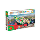 Set constructie 107 piese din lemn Masina Sport 3in1, +4 ani, Alexander Constructor Junior EduKinder World, Alexander Toys