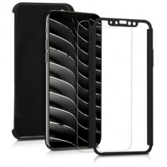 Husa pentru Apple iPhone X/iPhone XS, Policarbonat, Negru, 43751.68