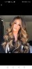 Peruca Brunet Ombre Ondulat 65cm, 70% Par Natural, Lungime Medie, Rezistenta Caldura