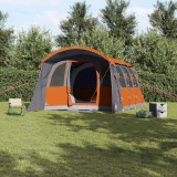 VidaXL Corturi Gri și portocaliu 576 x 325 x 213 cm Poliester