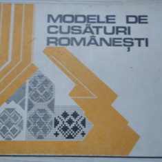 MODELE DE CUSATURI ROMANESTI - Ana Pintilescu - 1977, 22 p. + LXII planse color