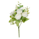 Buchet Flori Artificiale Albe, 30 cm, CMCLASS