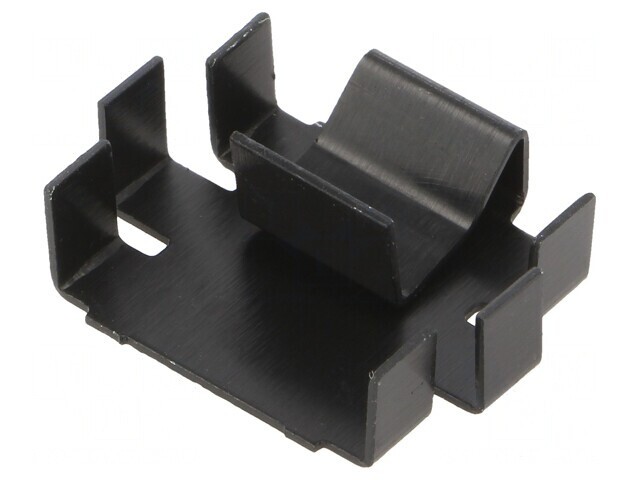 Radiator presat TO220 negru 7,1x25,4x20,7mm
