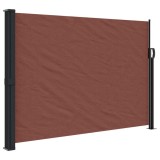 Cumpara ieftin Copertina laterala retractabila, maro, 140x600 cm