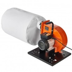 Colector de praf/rumegus fin pentru ateliere, putere 1 CP, Capacitate sac 80 l, 2800 rpm, 4 x roti
