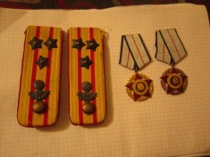 epoleti colonel infanterie plus 2 medalii lot doar toate c19 foto