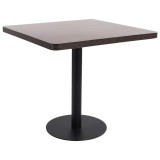 Cumpara ieftin Masa de bistro, maro inchis, 80 x 80 cm, MDF