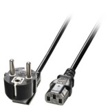 Cablu alimentare schuko Lindy IEC C13, 2m, negru Technical